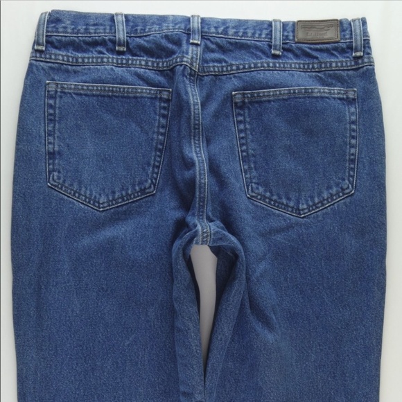 ll bean mens blue jeans